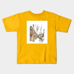 Streets in Japan Kids T-Shirt